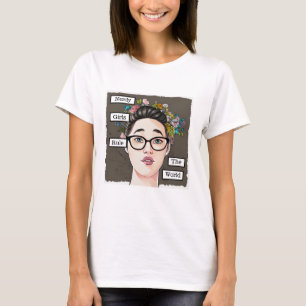 Nördtjejer härskar över världen t shirt