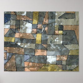 Nordtyska staden: Paul Klee 1930 Poster