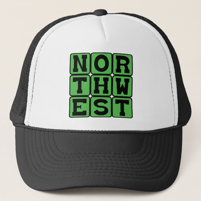 Nordväst, region i USA Keps (Framsida)