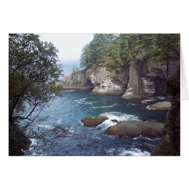 Nordväst USA-Washington-staten Hälsningskort (Framsidan Horizontal)