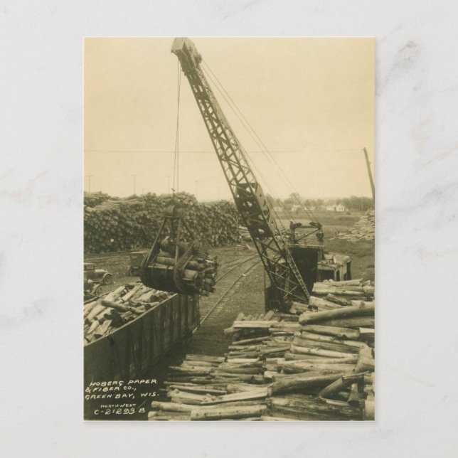 Nordvästra Crane och Shovel OPERATING INGENJÖR 26 Vykort (Framsida)