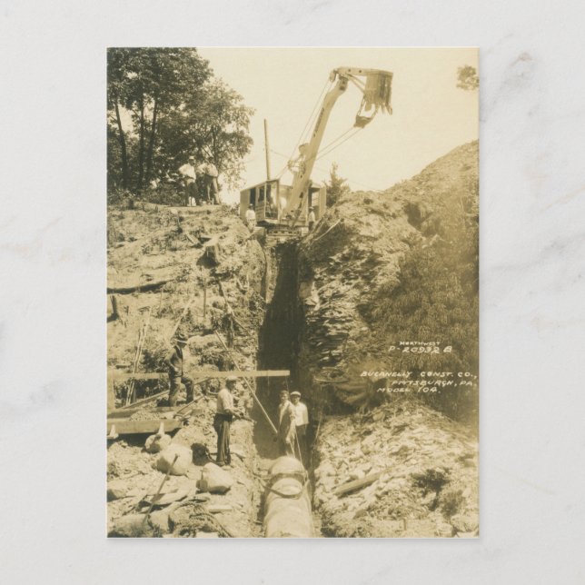 Nordvästra Crane och Shovel OPERATING INGENJÖR 29 Vykort (Framsida)