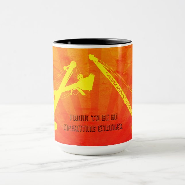 Nordvästra Crane och Shovel OPERATING INGENJÖR Mugg (Center)