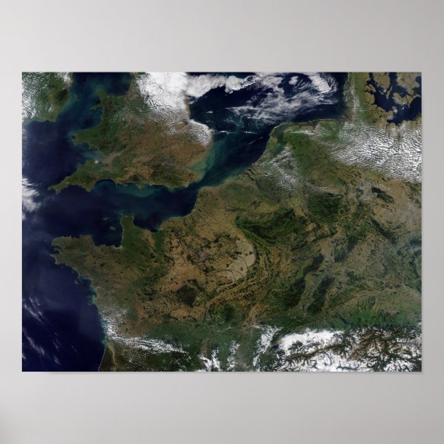 Nordvästra Europa Poster (Framsidan)