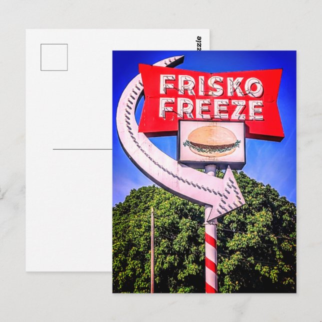 Nordvästra Neon: Frisko Freeze Vykort (Fram/baksida)