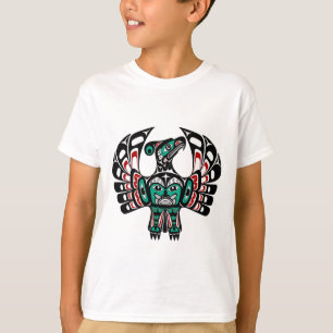 Nordvästra Stilla havet kusten Haida art Thunderbi Tee
