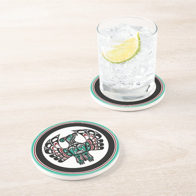 Nordvästra Stilla havet kusten Haida art Thunderbi Underlägg (Sidan)