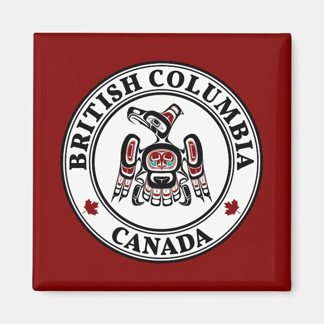 Nordvästra Stilla havet kusten Kaigani Thunderbird Magnet (Framsidan)