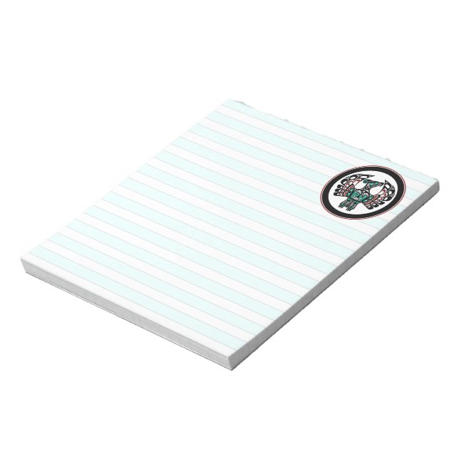 Nordvästra Stilla havsområdet Kusten Haida Art Thu Anteckningsblock (Roterad)