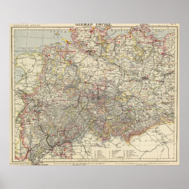 Nordvästra tyska imperiet poster (Framsidan)