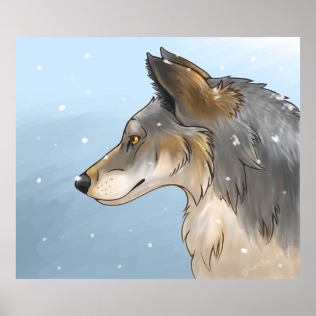 Nordvästra Vargen Poster (Framsidan)