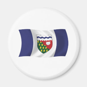 Nordvästterritoriernas flagga Magnet