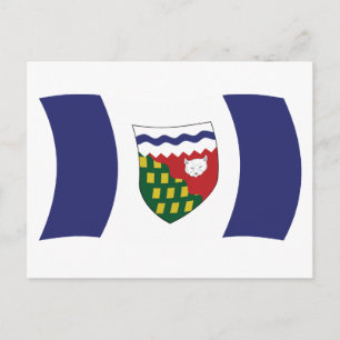 Nordvästterritoriernas flagga vykort