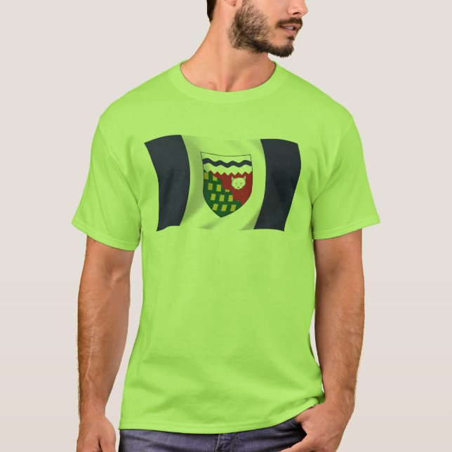 Nordvästterritoriernas Flaggtröja T-shirt (Framsida)