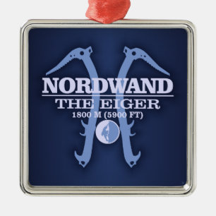 Nordwand "Eigeren ", Julgransprydnad Metall