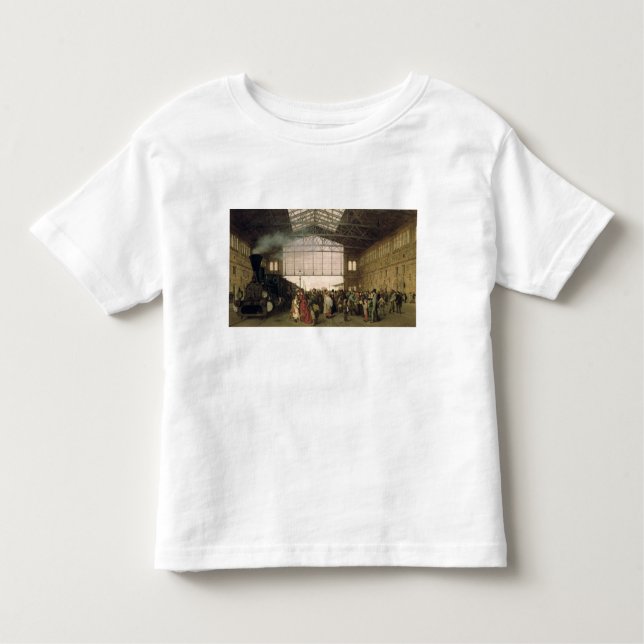 Nordwest Bahnhof, Wien, 1875 Tee Shirt (Framsida)
