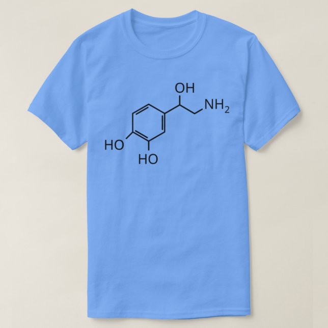 Norepinefrin Noradrenaline Neurotransmitter Ment T Shirt (Design framsida)