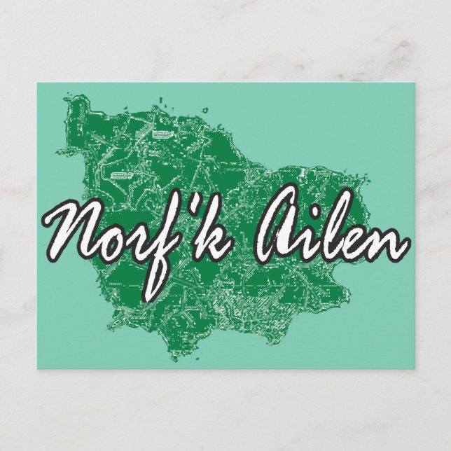 Norf'k Ailen Vykort (Framsida)