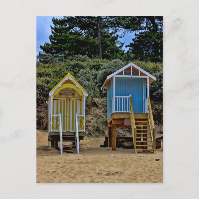 Norfolk Beach Huts Vykort (Framsida)