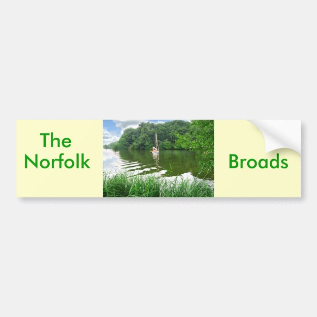 Norfolk Broads Bildekal (Framsidan)