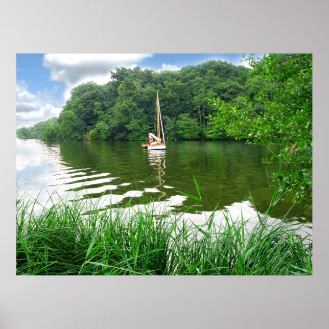 Norfolk Broads Poster (Framsidan)
