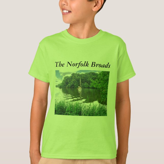 Norfolk Broads T-shirt (Framsida)