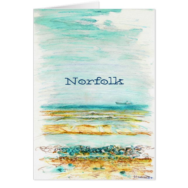 Norfolk Card Hälsningskort (Framsidan)