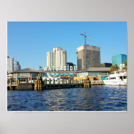 Norfolk, distriktet Virginia Waterside Poster
