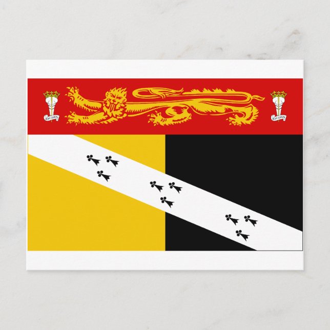 Norfolk Flagga Vykort (Framsida)