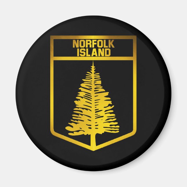 Norfolk Island Emblem Magnet (Framsidan)