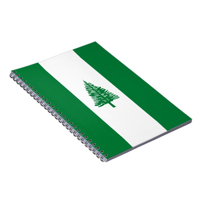 Norfolk Island flagga Anteckningsbok (Högra Sidan)