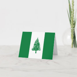 Norfolk Island flagga Anteckningskort