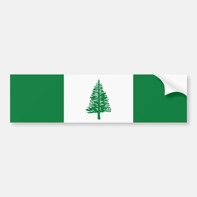 Norfolk Island Flagga Bildekal (Framsidan)