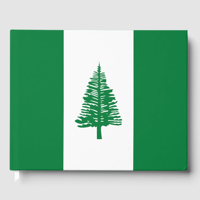 Norfolk Island flagga Gästböcker (Framsida)
