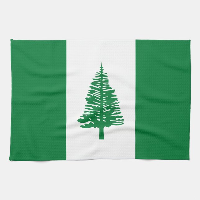 Norfolk Island Flagga Kökshandduk (Horisontell)
