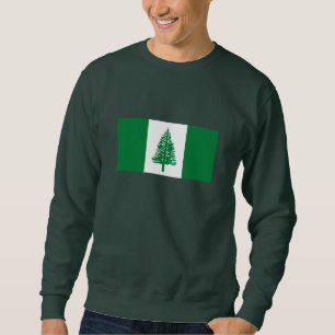 Norfolk Island Flagga Lång Ärmad Tröja