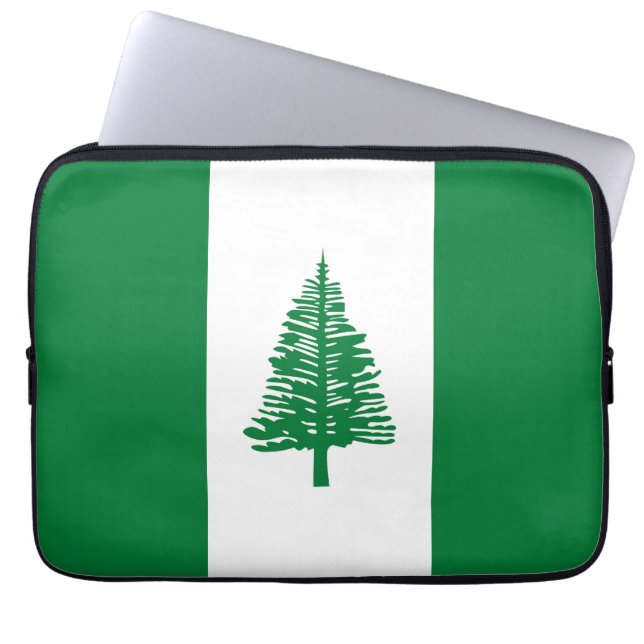 Norfolk Island flagga Laptop Fodral (Framsidan)