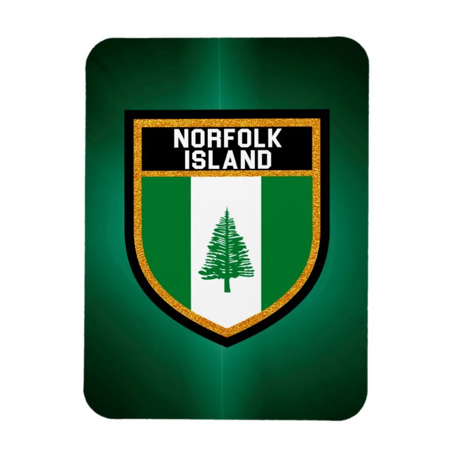 Norfolk Island Flagga Magnet (Vertikal)