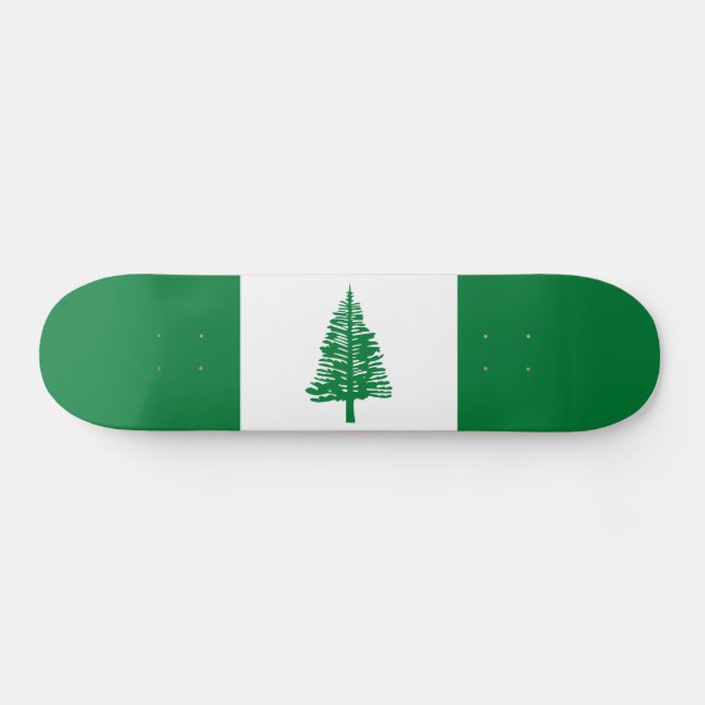 Norfolk Island Flagga Mini Skateboard Bräda 18,5 Cm (Horz)
