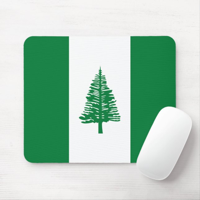 Norfolk Island flagga Musmatta (Med mus)