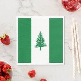 Norfolk Island flagga Pappersservett