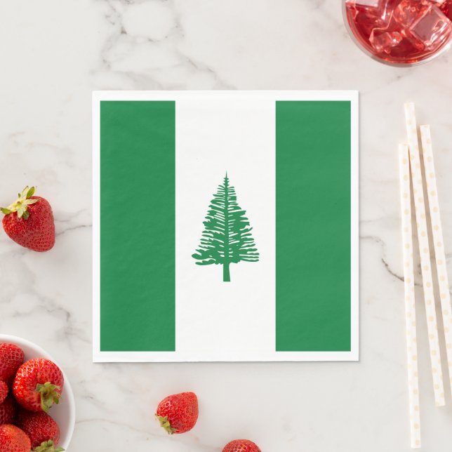Norfolk Island flagga Pappersservett (Insitu)