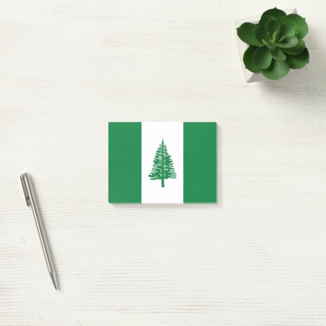 Norfolk Island flagga Post-it Block (Kontor)