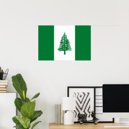 Norfolk Island flagga Poster