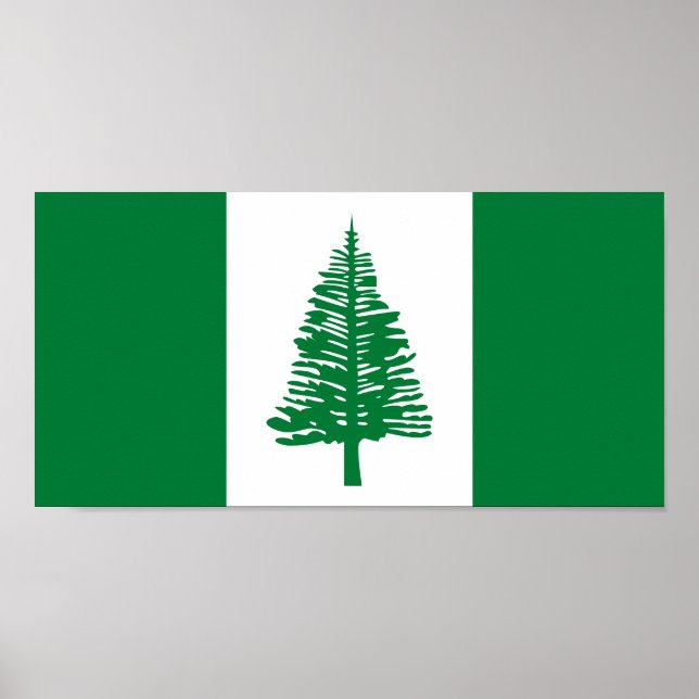 Norfolk Island Flagga Poster (Framsidan)