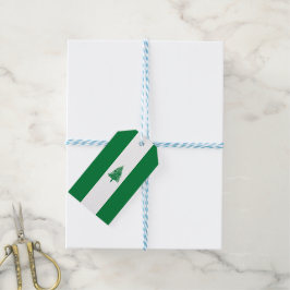 Norfolk Island flagga Presentetikett