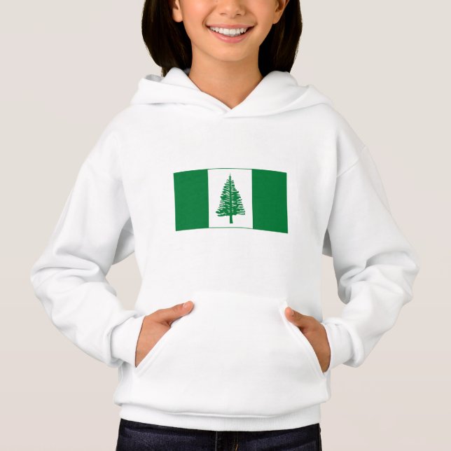 Norfolk Island Flagga T Shirt (Framsida)