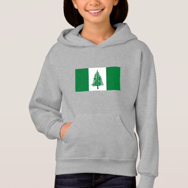 Norfolk Island Flagga T Shirt (Framsida)