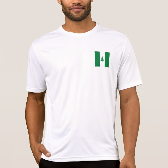 Norfolk Island flagga T Shirt (Framsida)
