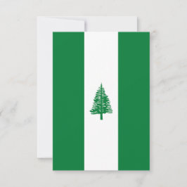 Norfolk Island flagga Tack Kort